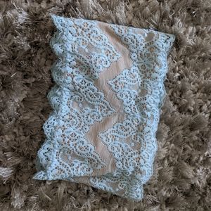 Andy Paige Blue Lace Wedding Garter